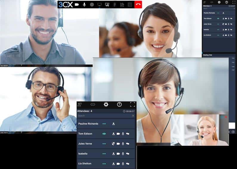 3cx video conference