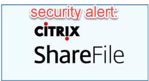 Citrix-ShareFile-Security-Alert