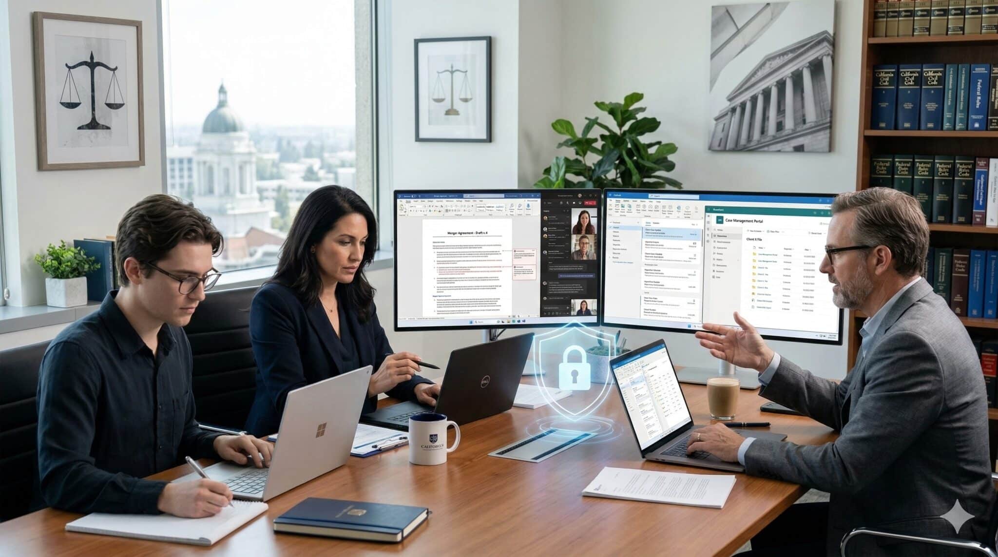 Microsoft 365 for Law Firms secure collaboration and legal document management