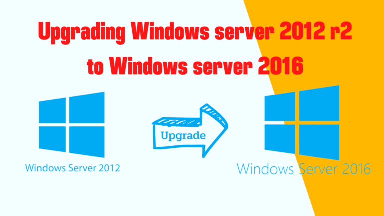 Windows Server 2012R2 to Windows Server 2016